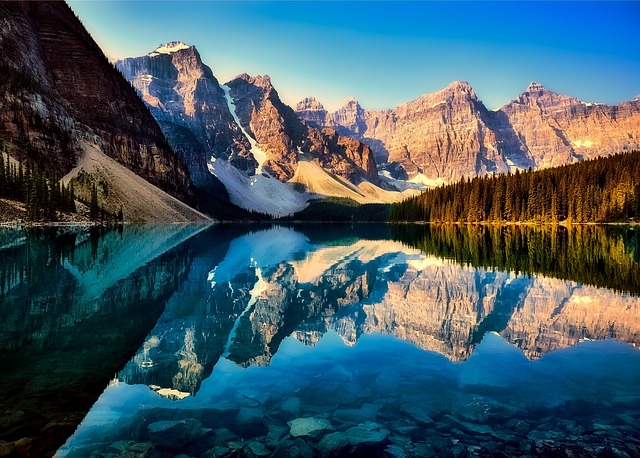 image from Hike From Moraine Lake Through Paradise Valley Canada